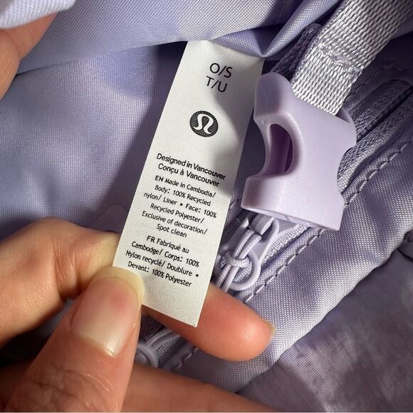 NWT Lululemon On My Level Crossbody Top Handle Tote Bag Micro 5L Lavender Frost - Picture 10 of 14